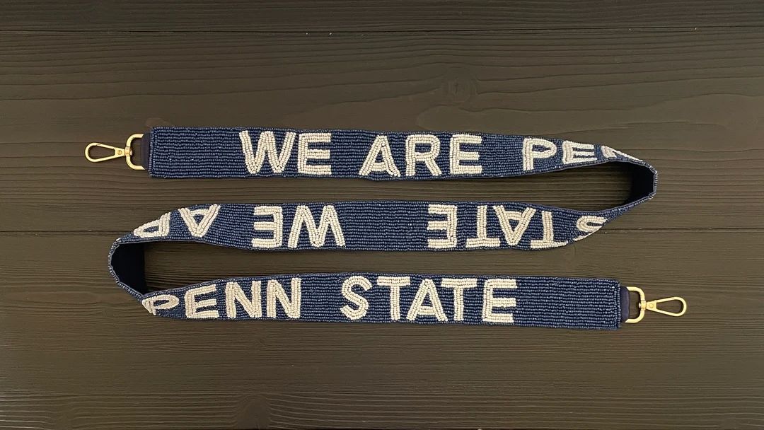 Penn State Beaded Purse Straps, Penn State Football, Tailgate, We Are Penn State Purse Strap, Str... | Etsy (US)