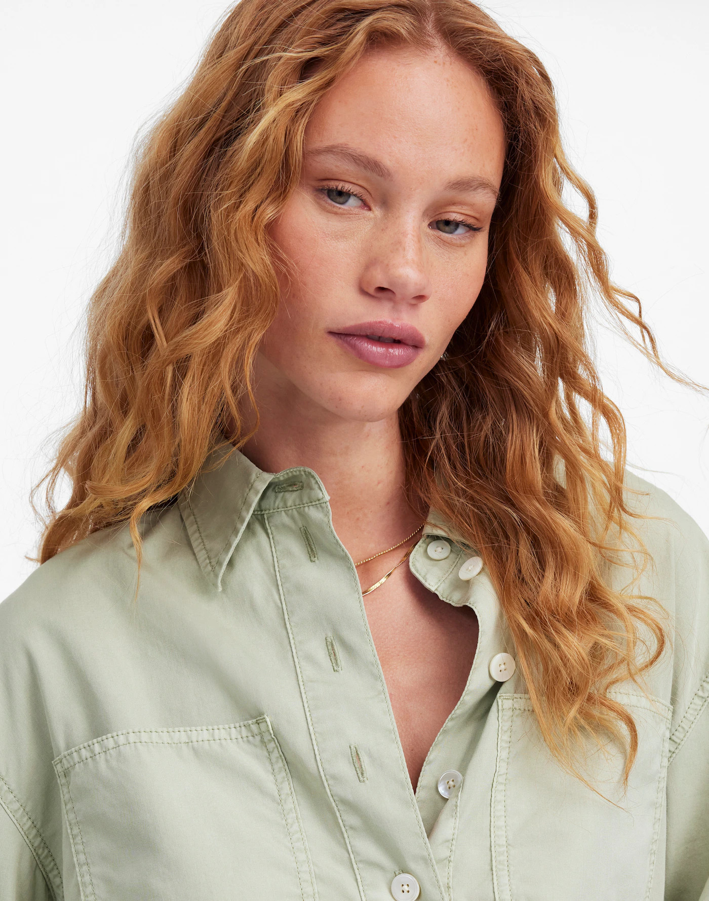 Denim Popover Shirt in Garment Dye | Madewell | Madewell