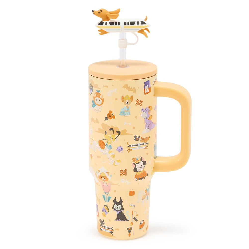 Disney Cats and Dogs Halloween 30 oz. Stainless Travel Tumbler with Straw | Disney Store