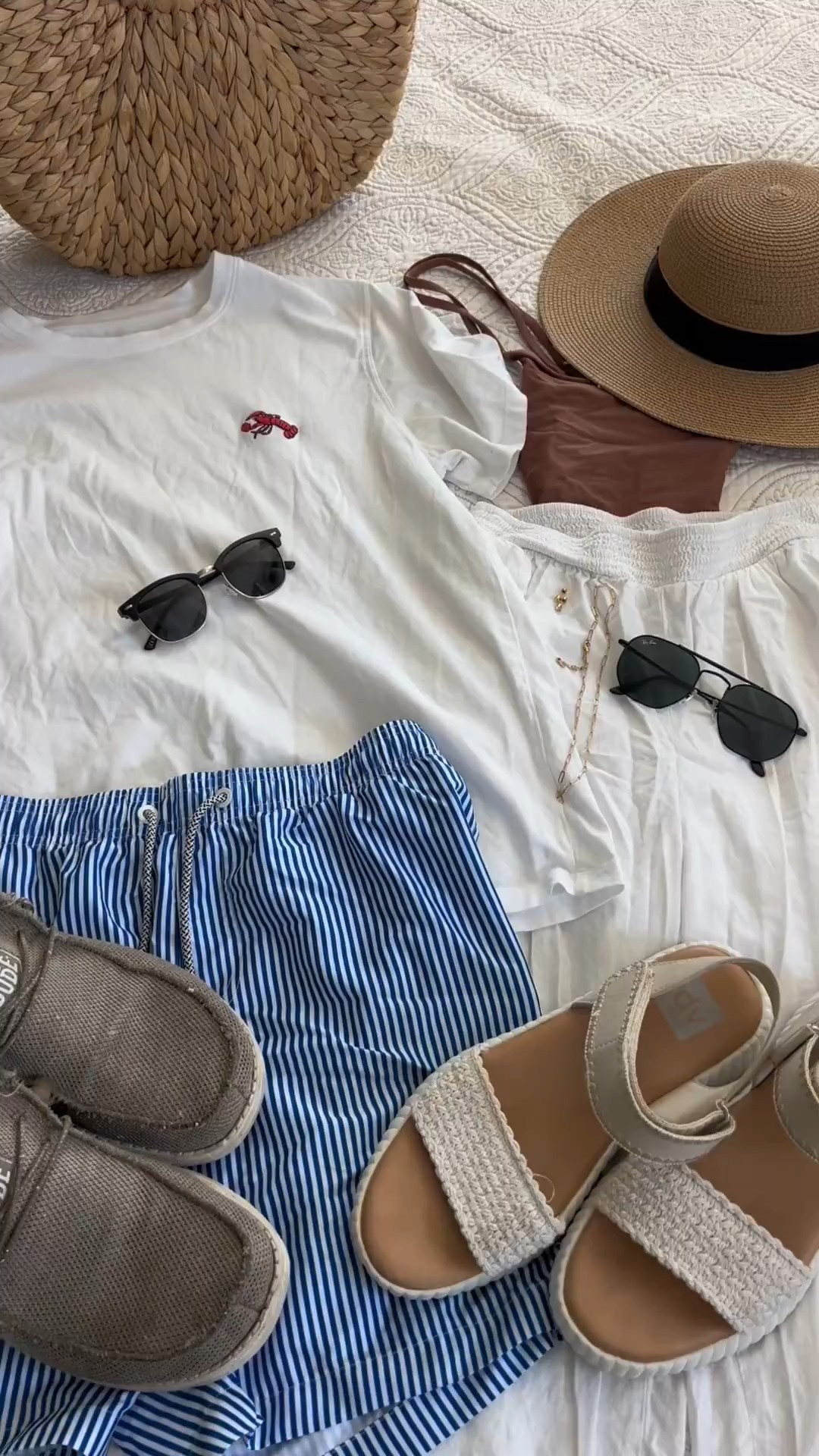 Swim looks for resort getaways☀️🌴

Easy pieces for beach walks, lunch by the water, and sunset drinks. His & hers looks that feel relaxed but still put together.

Light layers, breathable fabrics, and neutral accessories you’ll reach for all vacation long.

Everything linked on LTK.

#ltkcouples #beachoutfits #poolsideoutfit #vacationstyle #resortwear #summerlooks #coastaloutfits

#LTKspringtrends #LTKSwim #LTKMens