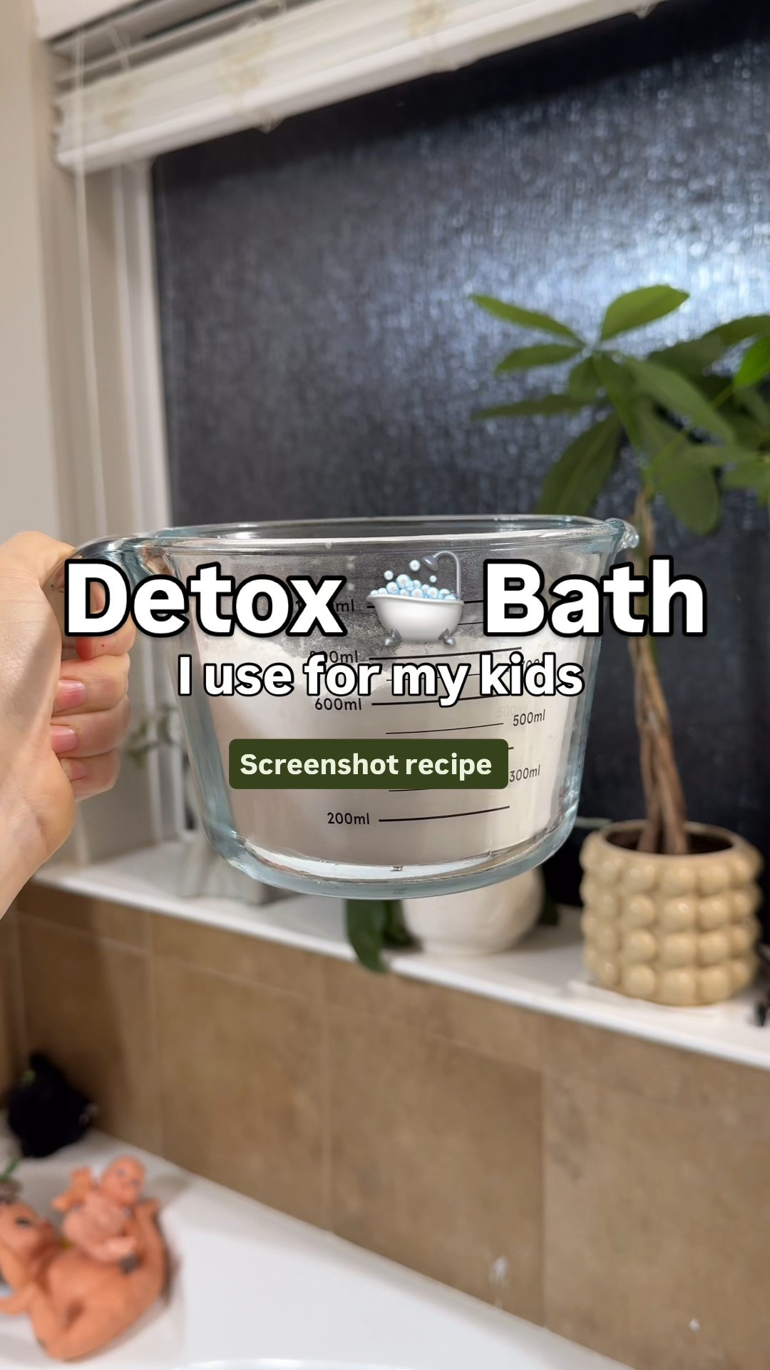 This is the simple detox bath I use for  my kids 
