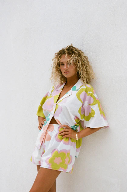 Seona Shorts - Bubblegum Floral | SABO SKIRT (Global)