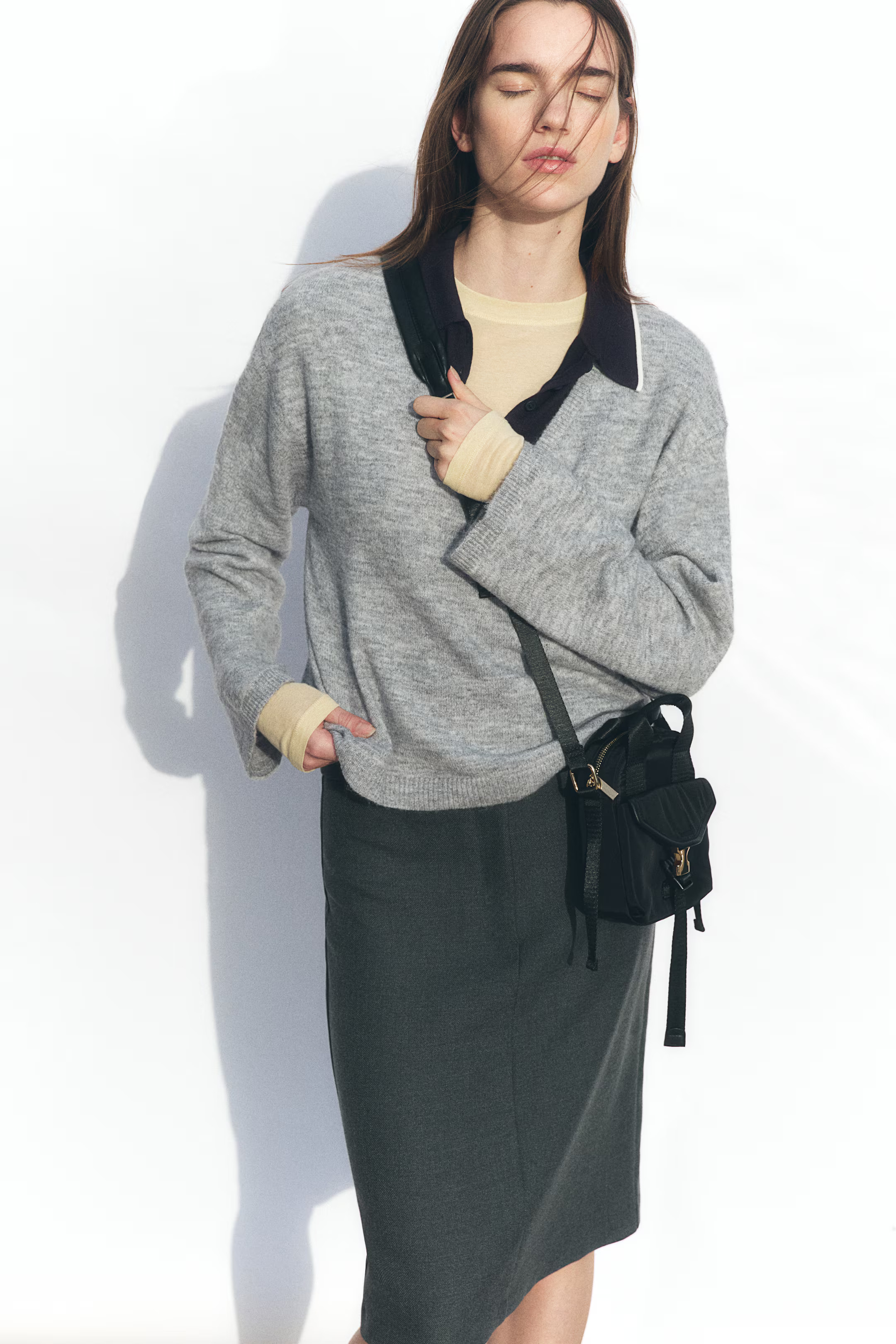 Fine-Knit V-Neck Sweater | H&M (US + CA)