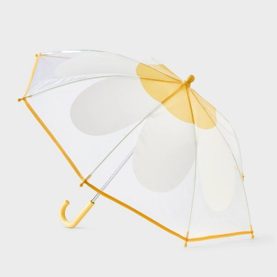 Toddler Girls' Clear Flower Umbrella - Cat & Jack™ | Target