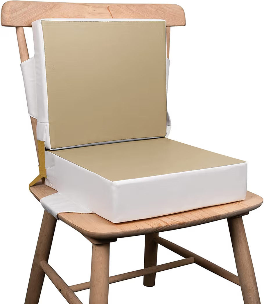 Kalawen Upgraded 2Pcs PU Washable Straps Safety Buckle Toddler Booster Seat for Kitchen Chair, Po... | Amazon (US)