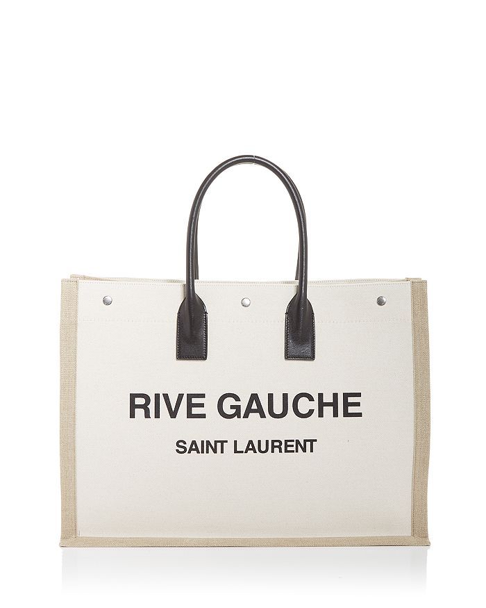 Saint Laurent Rive Gauche Linen Canvas Tote Back to Results -  Men - Bloomingdale's | Bloomingdale's (US)