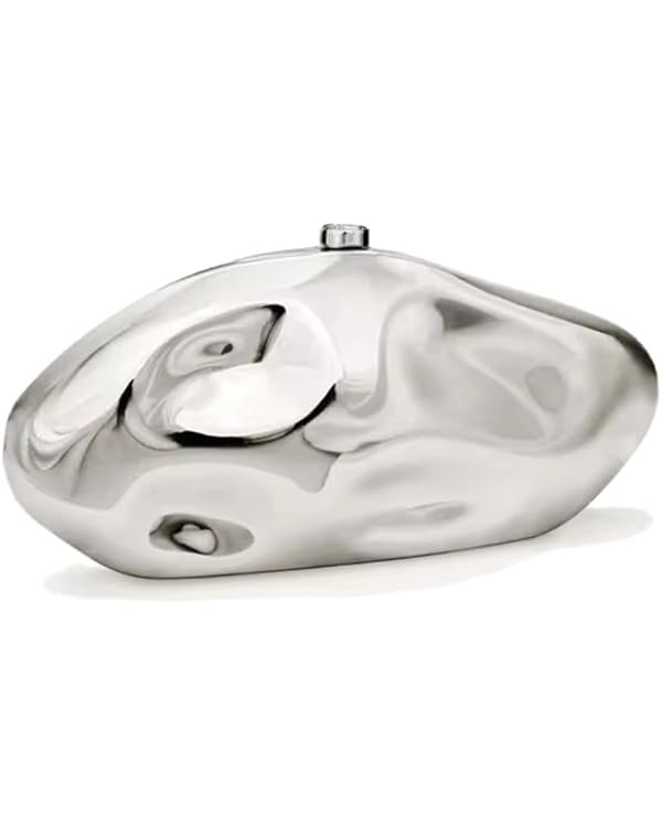 PSBIY Women Acrylic Evening Clutch Purse Unique Metallic Lattice Pattern Handbag Glitter Crossbod... | Amazon (UK)