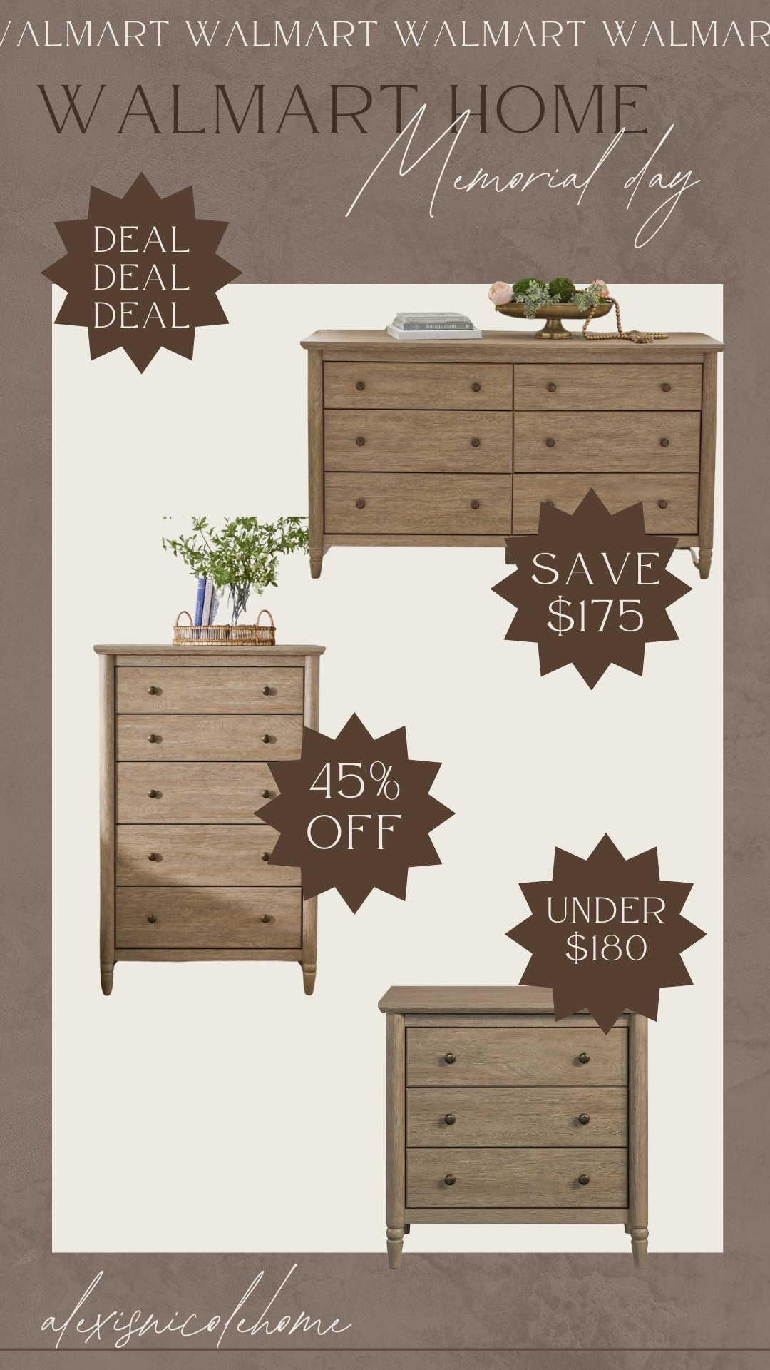 My favorite Walmart bedroom line is on sale! I have and love this nightstand! 

#LTKSummerEdit #LTKHome #LTKSeasonal