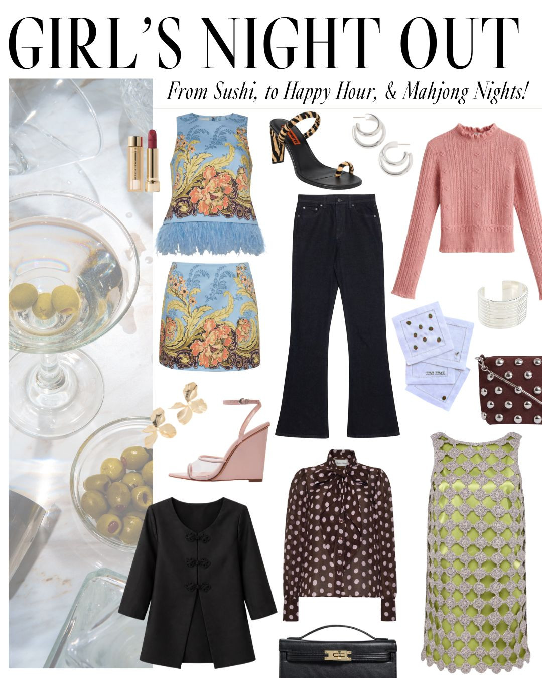 Girls’ Night Out ✨
From mahjong night at home to margaritas with the girls—and even a dressed-up night at the theatre—this edit has you covered. These looks strike the perfect balance between polished and fun, with flattering silhouettes and effortless styling that works for every kind of night out.

Save this for your next girls’ plan and tap to shop each look. 🖤

#LTKStyle #GirlsNightOut #MahjongNight #MargaritasWithTheGirls #TheatreStyle #NightOutLooks #OutfitInspo #LTKFinds
 

 

#LTKdayinmylife #LTKootd #LTKOver40