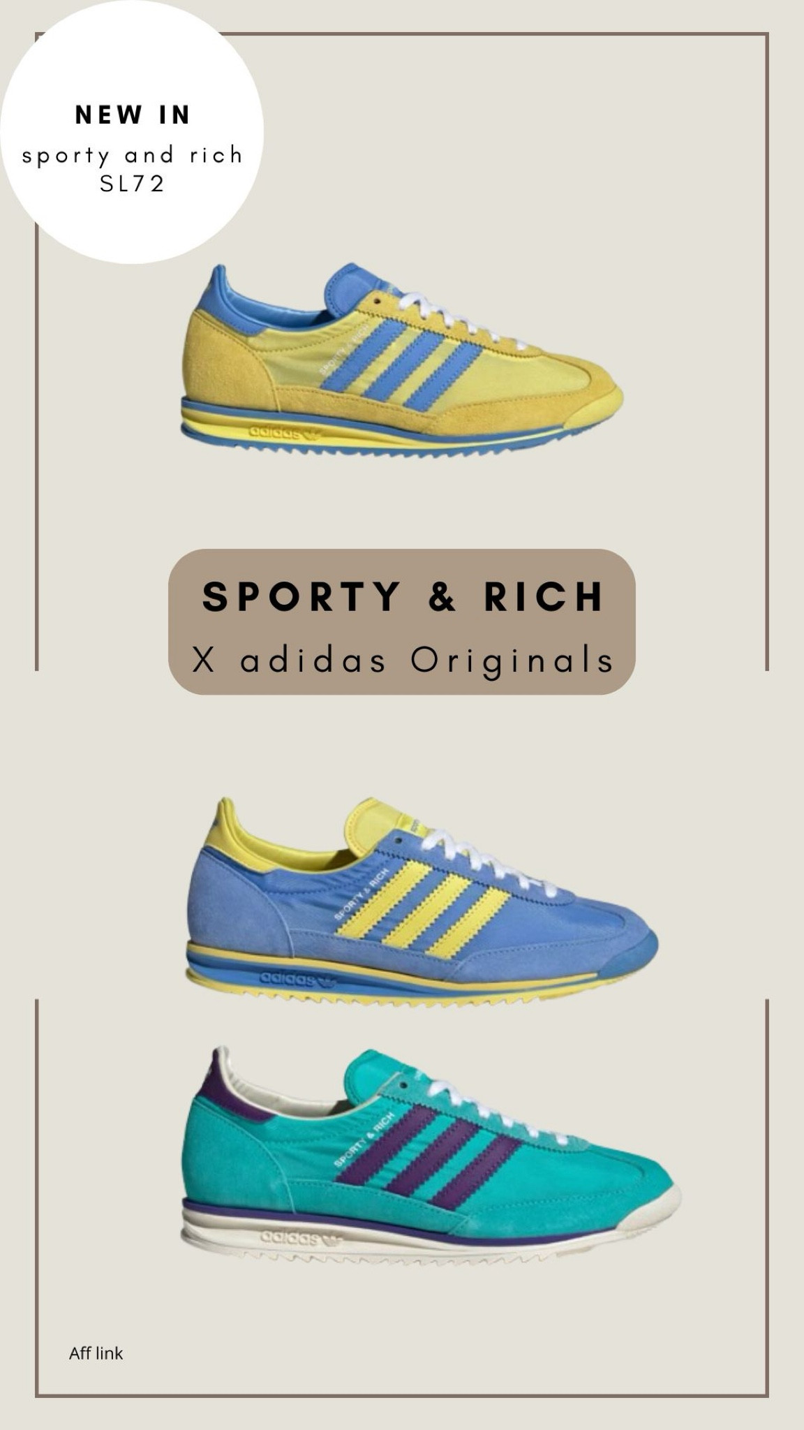 Latest drop a Sporty & Rich x adidas Originals! 





Sl72 sporty & rich, adidas sporty & rich, adidas sl72, sporty & rich sneakers 

#LTKshoes