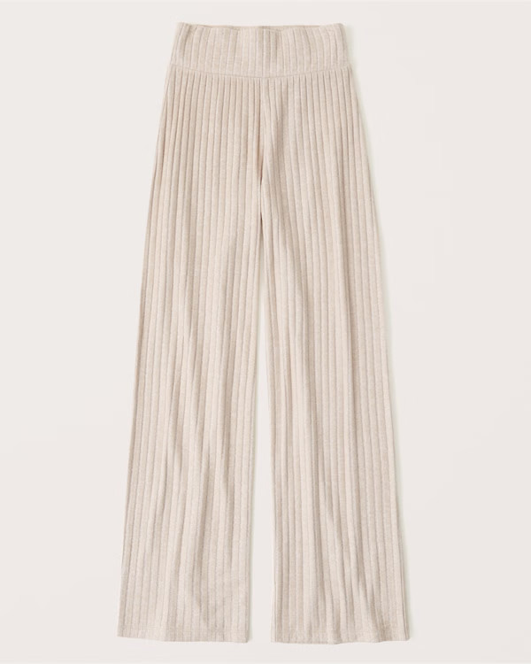 Cozy Wide Leg Pants | Abercrombie & Fitch (US)