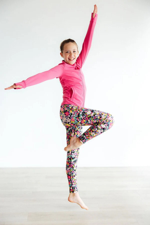 Flexible Floral Active Legging | Mila & Rose