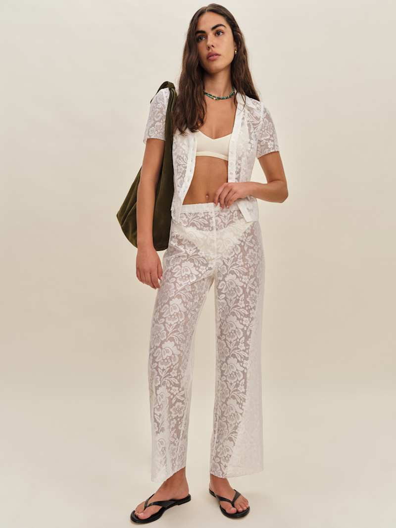Olina Cropped Pant | Reformation (Global)