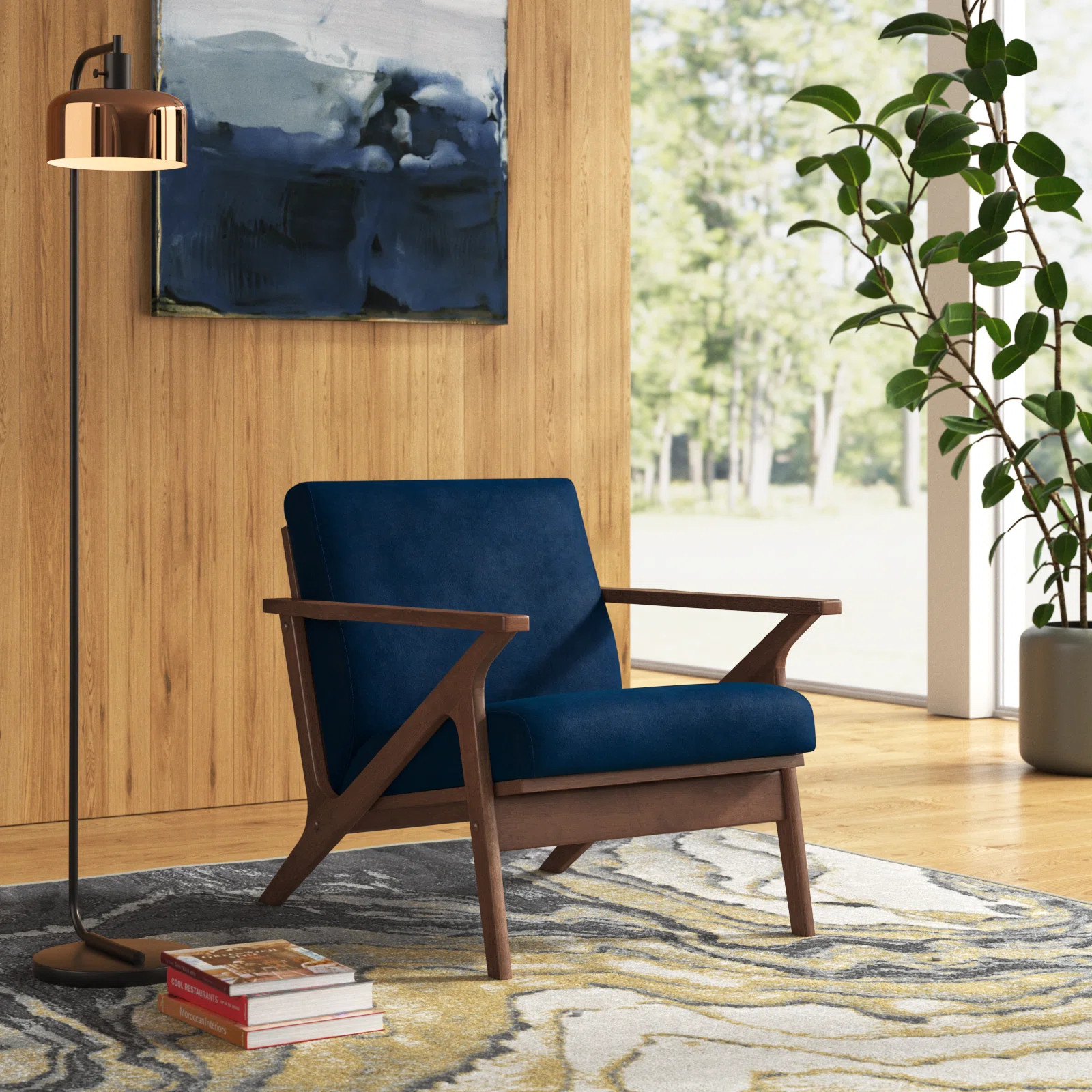 Zola Upholstered Accent Armchair | Wayfair North America