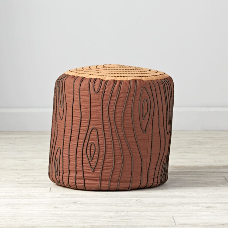 Kids Plush Log Seat + Reviews | Crate & Kids | Crate & Barrel