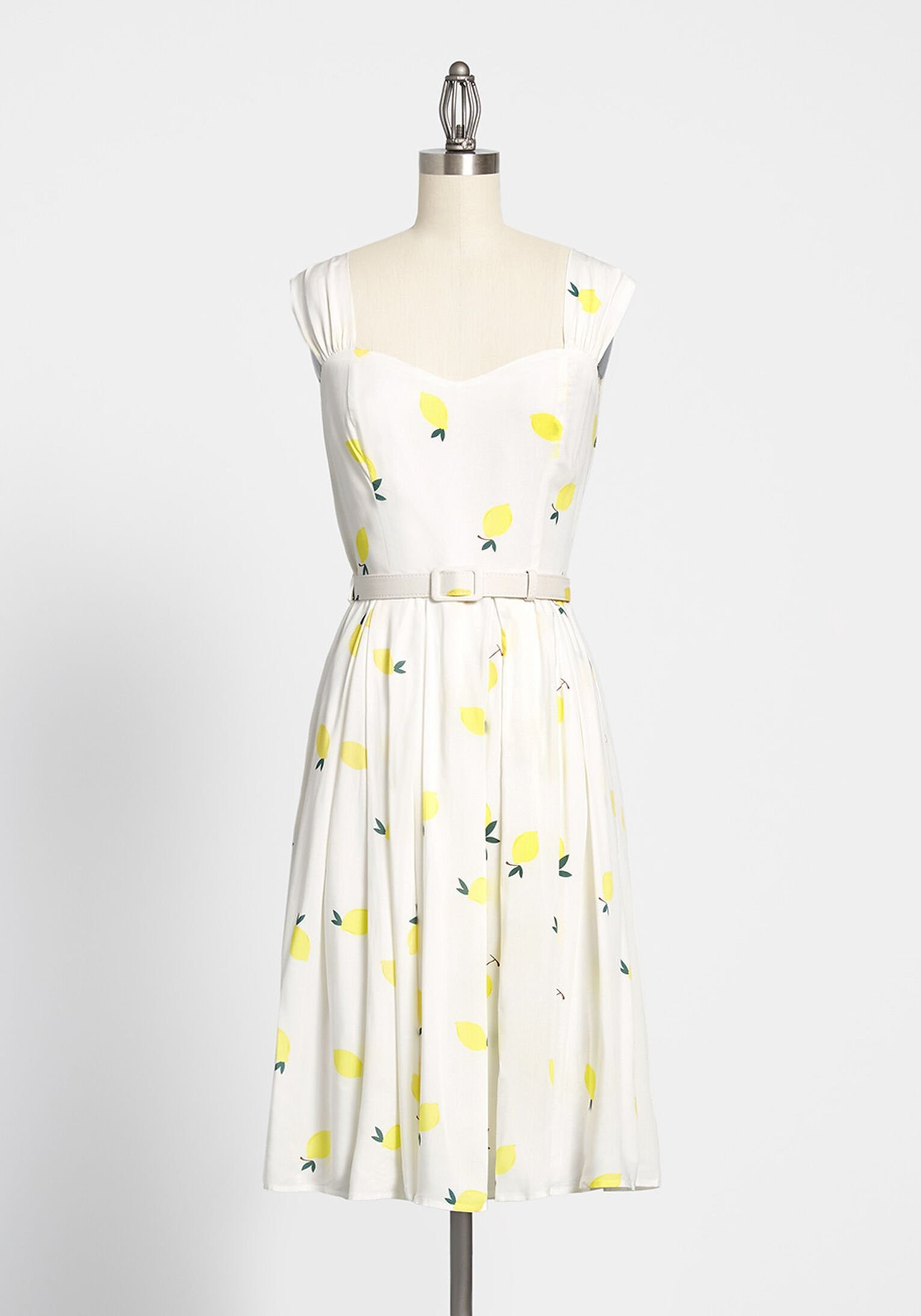 ModCloth x Collectif Sippin' Lemonade Belted Dress | Modcloth