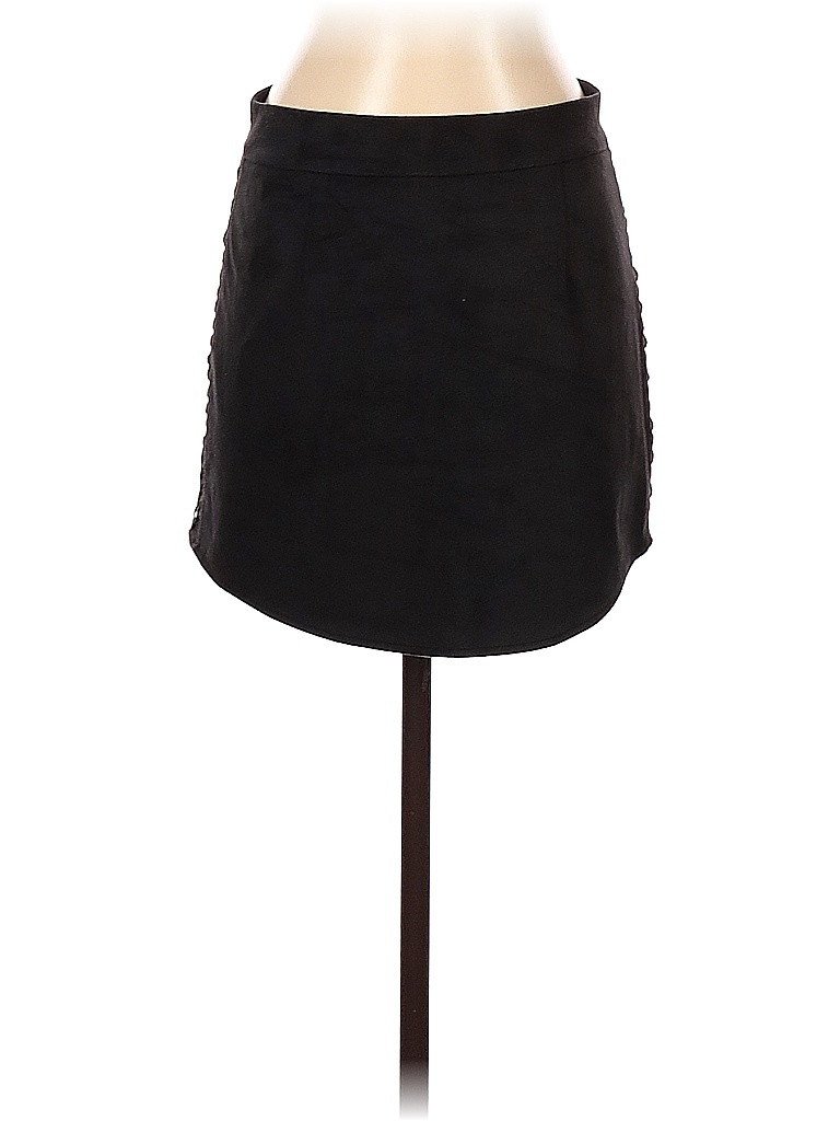 Kendall & Kylie Casual Skirt: Black Solid Bottoms - Size Small | ThredUp
