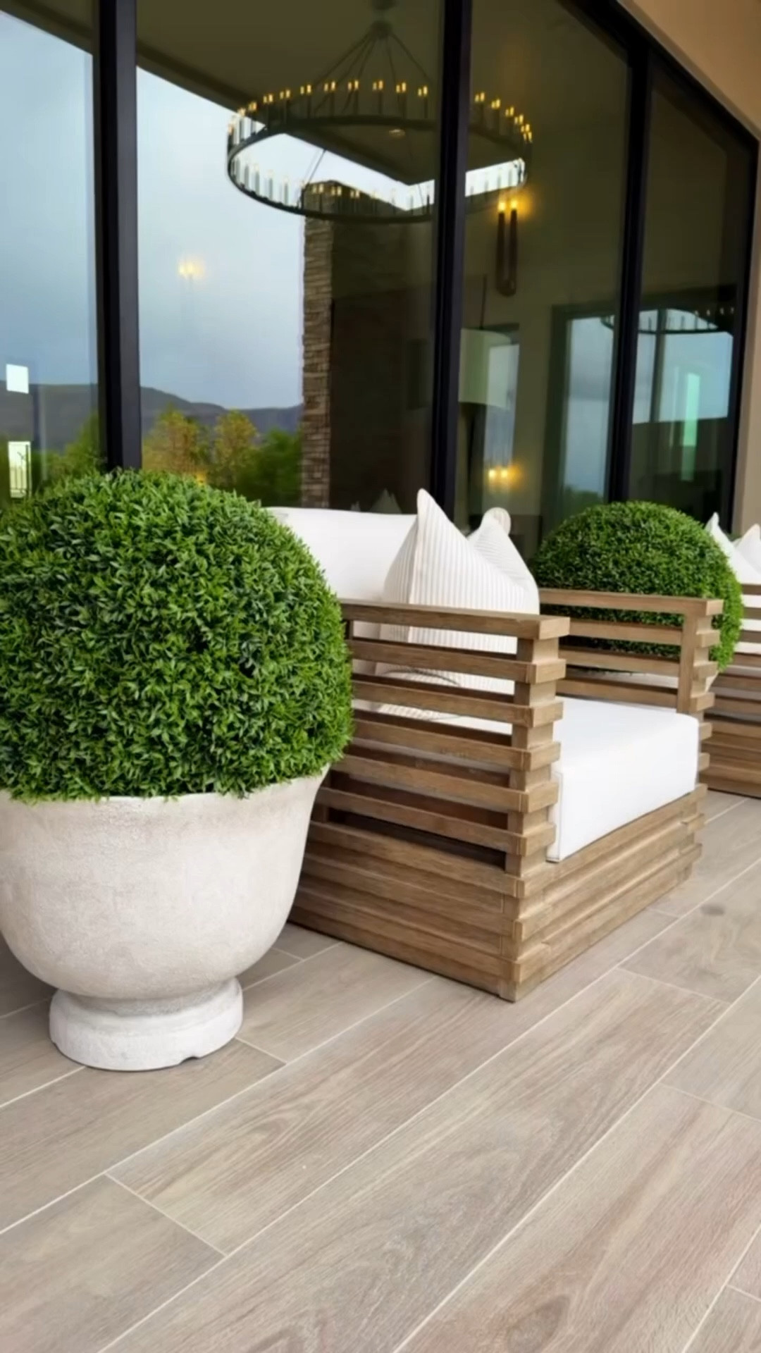 Nothing speaks elegance more than topiary. 🌱✨ Amazon has these beautiful topiary balls that perfectly complimented my outdoor accent chairs! I love you so much and they are perfect for summer!

Modern outdoor home decor
Outdoor decor Inspo
Modern neutral home decor
Faux topiary 

Summerthompsonstyles 

#LTKHome #LTKU #LTKSaleAlert