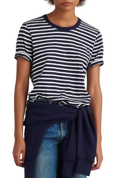 Stripe Cotton Tee | Nordstrom