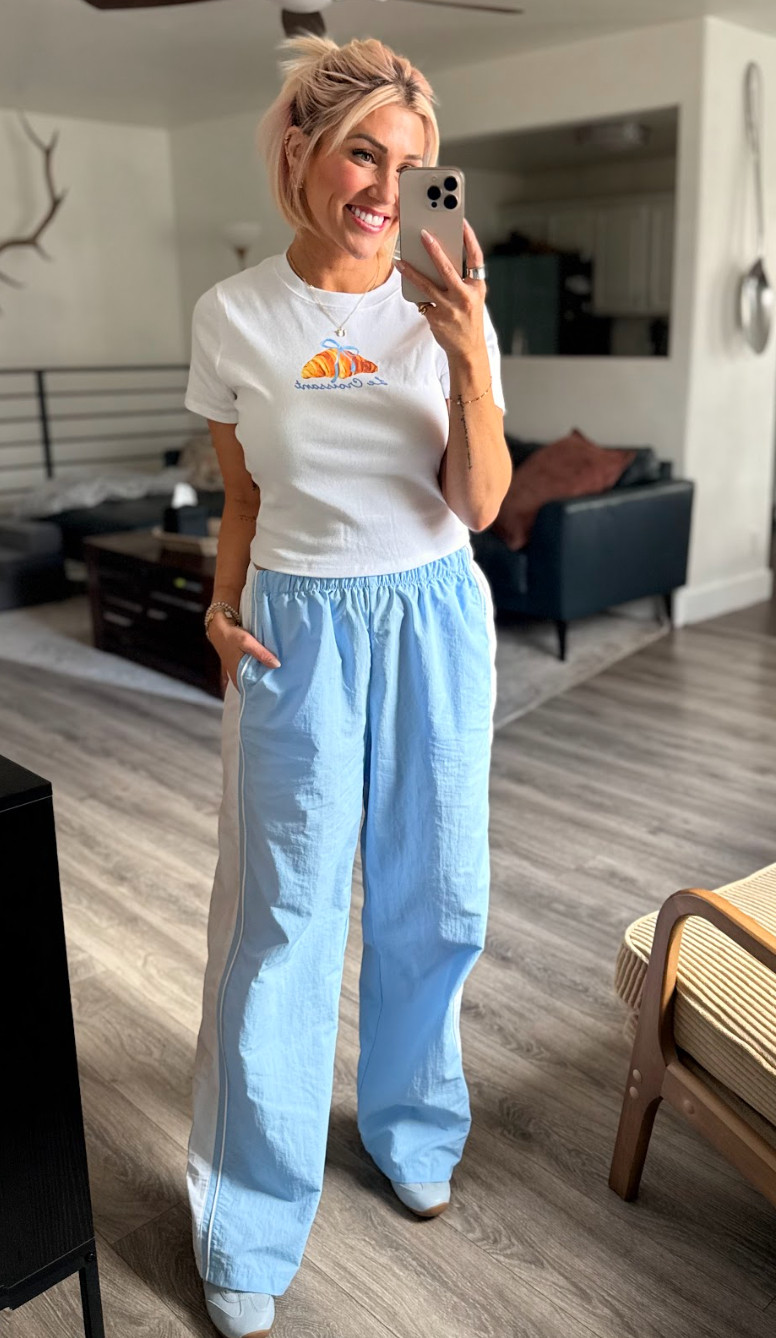 How cut are these two Walmart pieces together?? Shirt: Medium // Pants: Medium // Shoes: TTS 

 #LTKootd #LTKOver40