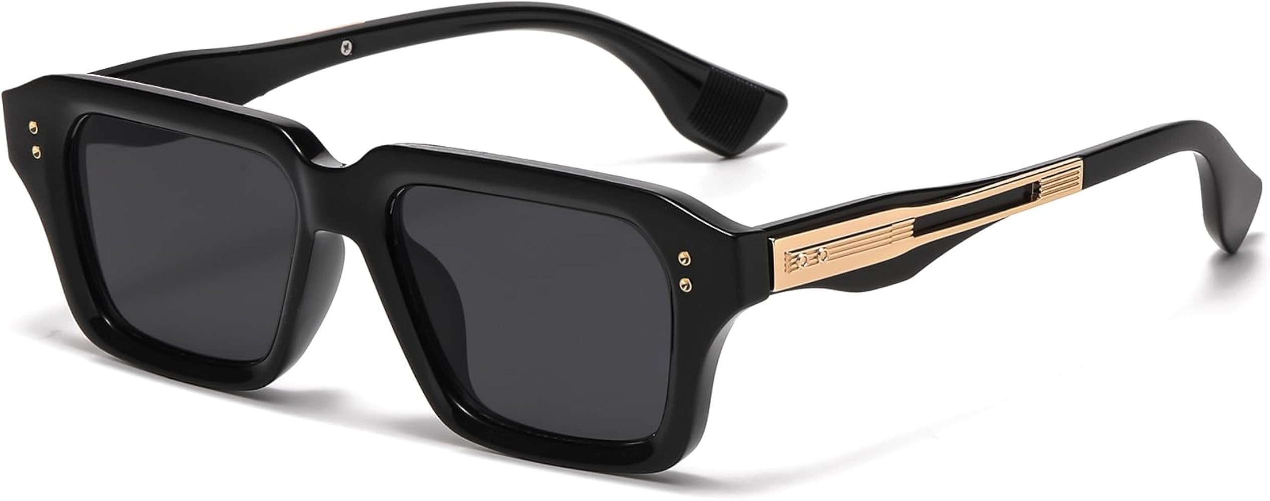 AIEYEZO Rectangle Sunglasses for Men Women Fashion Square Frame Sun Glasses 90’s Retro Designer... | Amazon (US)