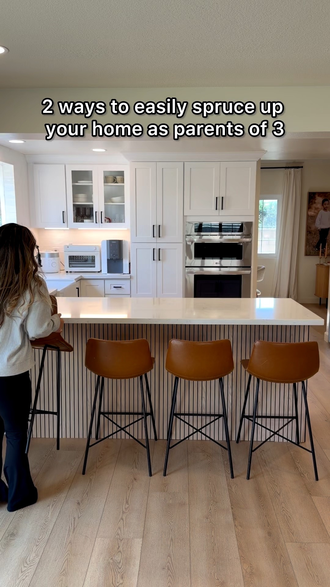 Amazing how the littlest things make such a huge difference to our space! Upgrading to a larger sized arched mirror really opened up our room! Now we can all 5 fit in the mirror while getting ready! I always got so nervous with our old barstools and our littles falling off, so getting a more secure backing all while sprucing up our kitchen vibes! Comment “HOME” and will send you direct links to each product! The Presidents’ Day event is now live at @homedepot on the website through 2/18 with up to 30% off select furniture, rugs, & decor + EXTRA 10% with the promo code “PRESIDENTS26”. #TheHomeDepot #TheHomeDepotPartner #HomeDepotDecor

#LTKHome #LTKSaleAlert