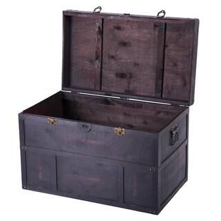 31 in. x 18 in. x 20 in. Wooden Old Cedar Style Large Chest | The Home Depot