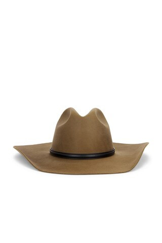 Janessa Leone Nash Fedora Hat in Brown | FWRD 