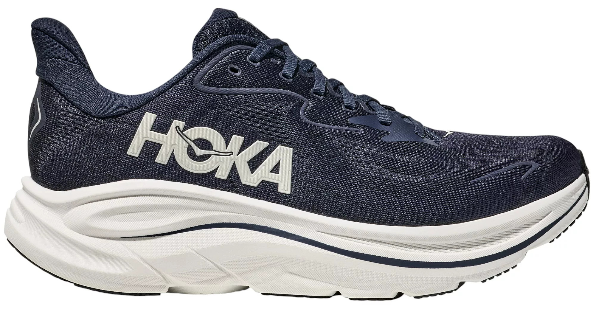 HOKA Men's Clifton 10 Running Shoes, Size 10.5, Navy/White | DICK'S Sporting Goods
