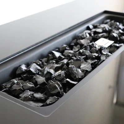 25" H Outdoor Fireplace - Steel, With Easy Ignition And Cover Steel Table , For Patio Deck Use | Wayfair North America