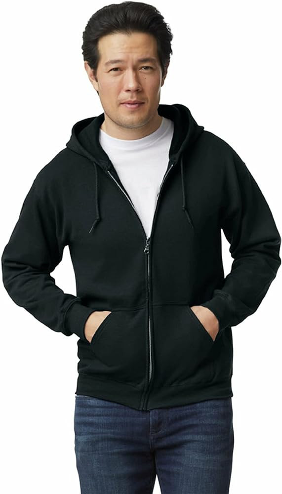 Gildan Men's Full Zip Hooded Sweatshirt | Amazon (US)