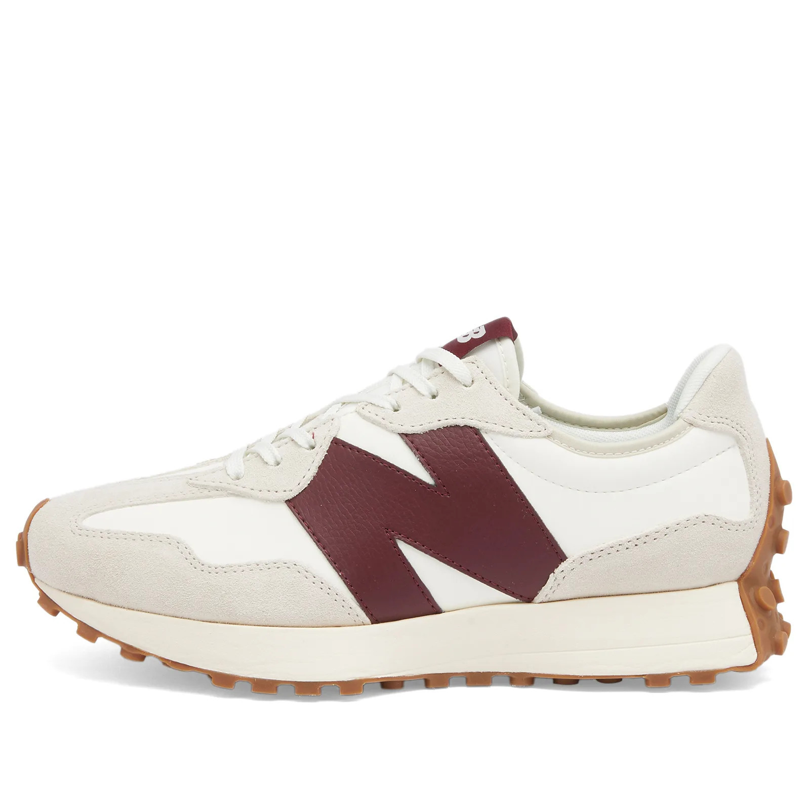 New Balance Women's WS327KA Moonbeam/Burgundy | END. Clothing