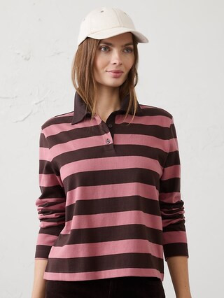 Heavy Jersey Rugby Shirt | Banana Republic Factory