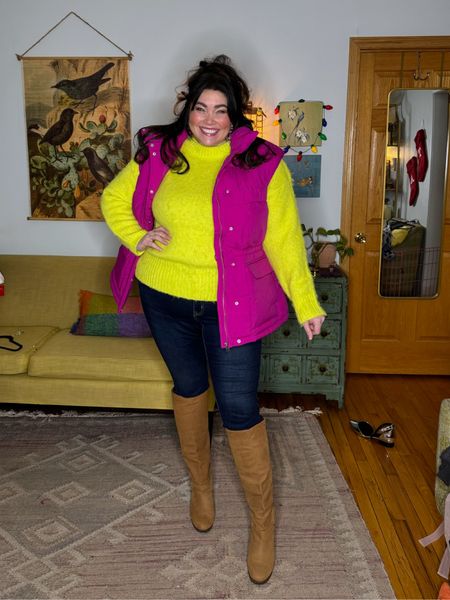 Merry & Bright plus size holiday casual outfit! Give me all the bright colors this holiday season! 

#LTKHoliday #LTKSeasonal #LTKplussize