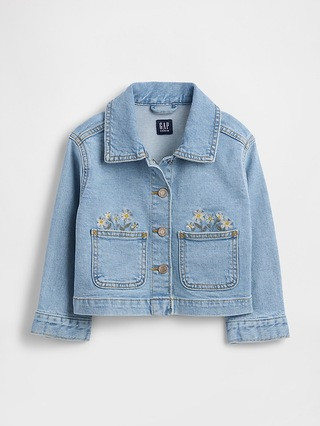 babyGap Embroidered Denim Jacket | Gap Factory