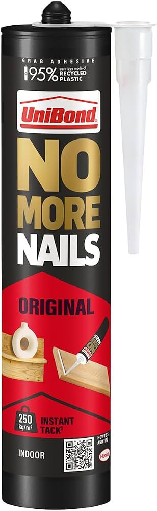 UniBond No More Nails Original, Construction Adhesive, White, 1 x 280 g | Amazon (UK)