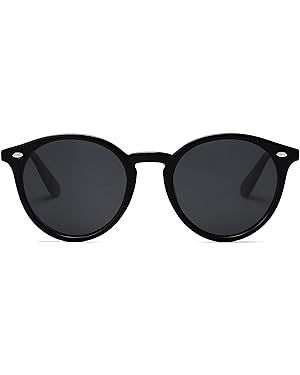 SOJOS Retro Round Polarized Sunglasses for Women Men Classic Vintage Sunnies SJ2069 | Amazon (US)