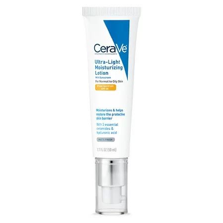 CeraVe Ultra-Light Face Lotion SPF 30 Moisturizer with Sunscreen | Walmart (US)