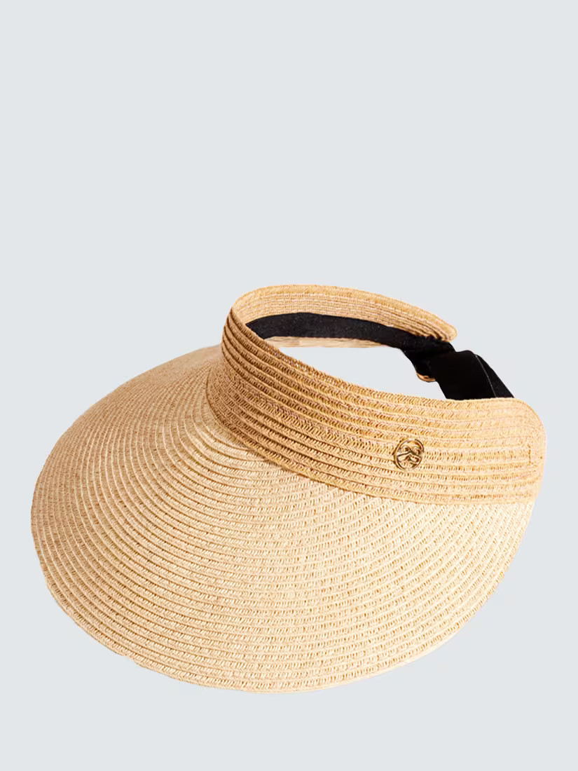 Seaspray Emily Straw Visor, Natural | John Lewis (UK)