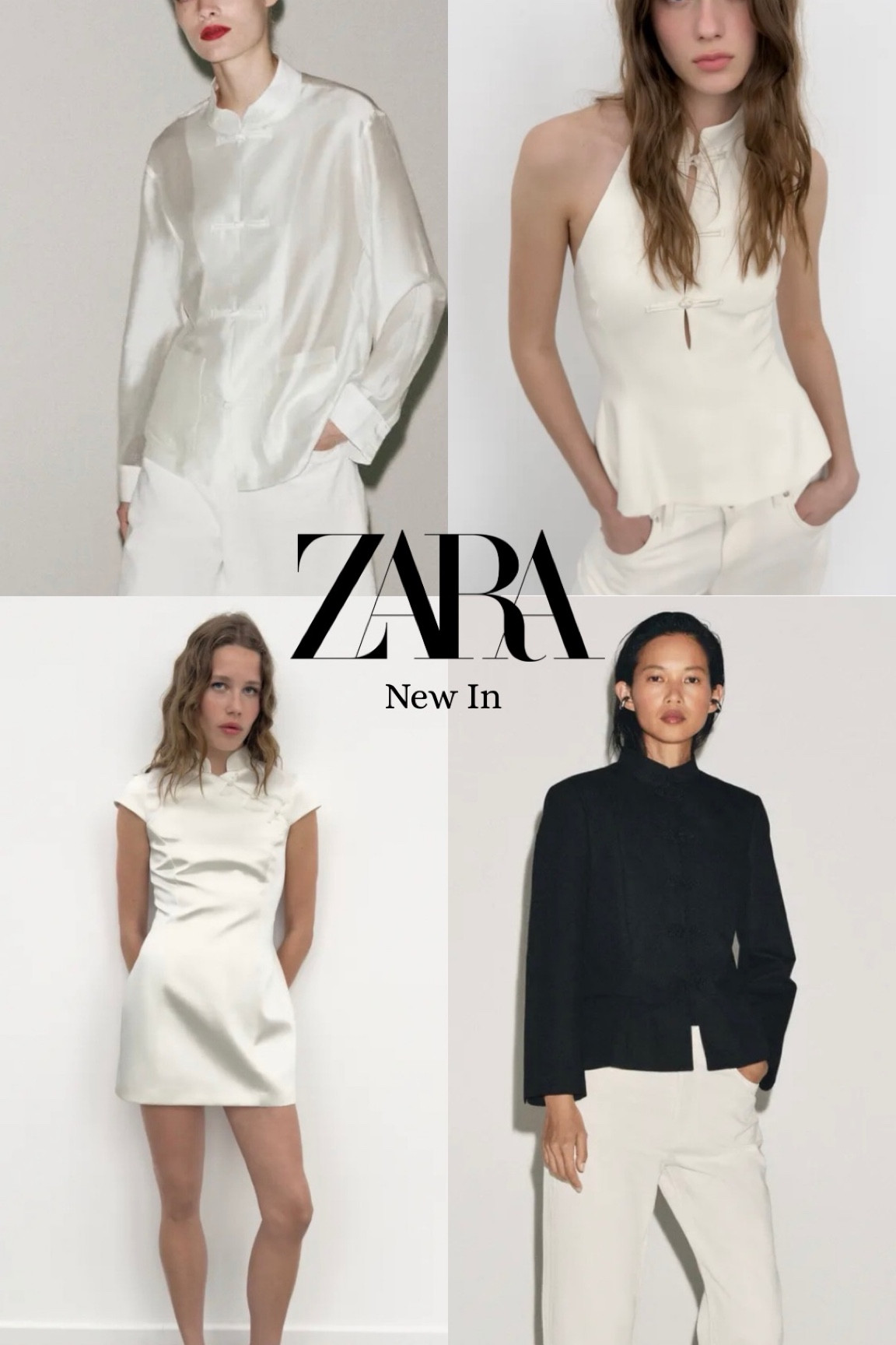@Zara new Mandarin style blazers, tops and dresses. Trending style this spring and summer 

#mandarin #jacket #top #dress #blazer 
#zara 


#LTKootd #LTKgrwm #LTKMothersDay