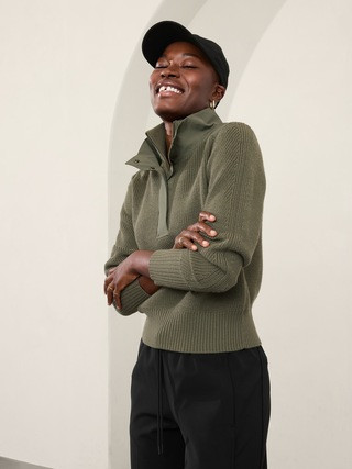 Hanover Hybrid 1/2 Zip Sweater | Athleta | Athleta