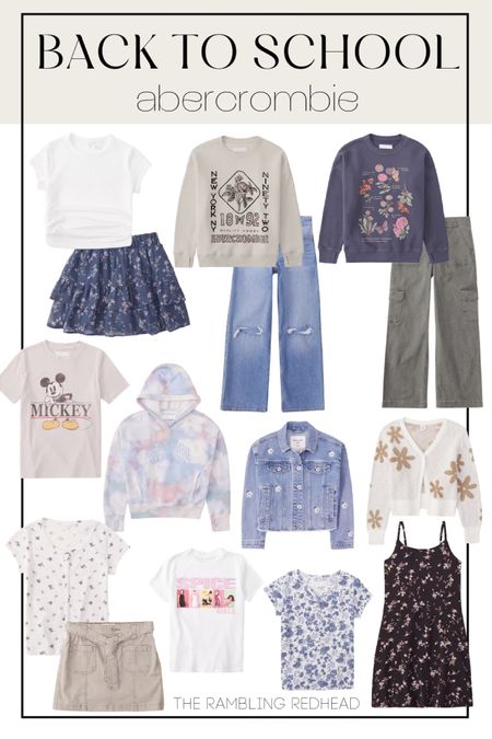 YALL! 😍 Look at how cute these Abercrombie girls clothes are! Purchased a lot of these for Berk for back to school! 

#LTKunder100 #LTKBacktoSchool #LTKstyletip