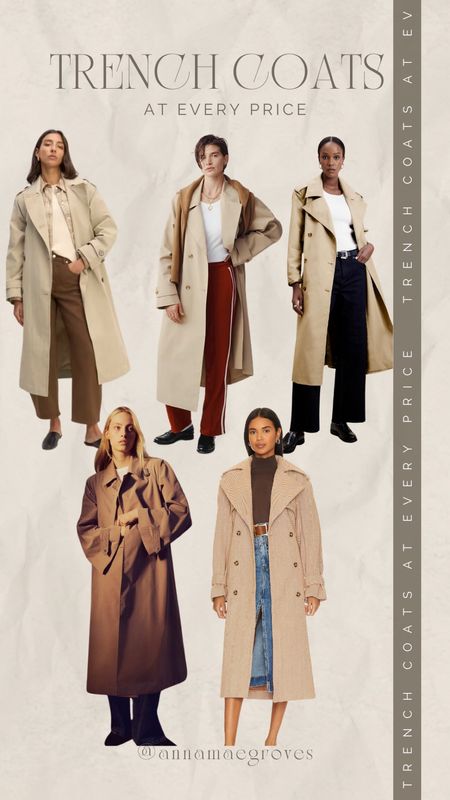 Trench coats at every price point! 

#LTKover40 #LTKstyletip