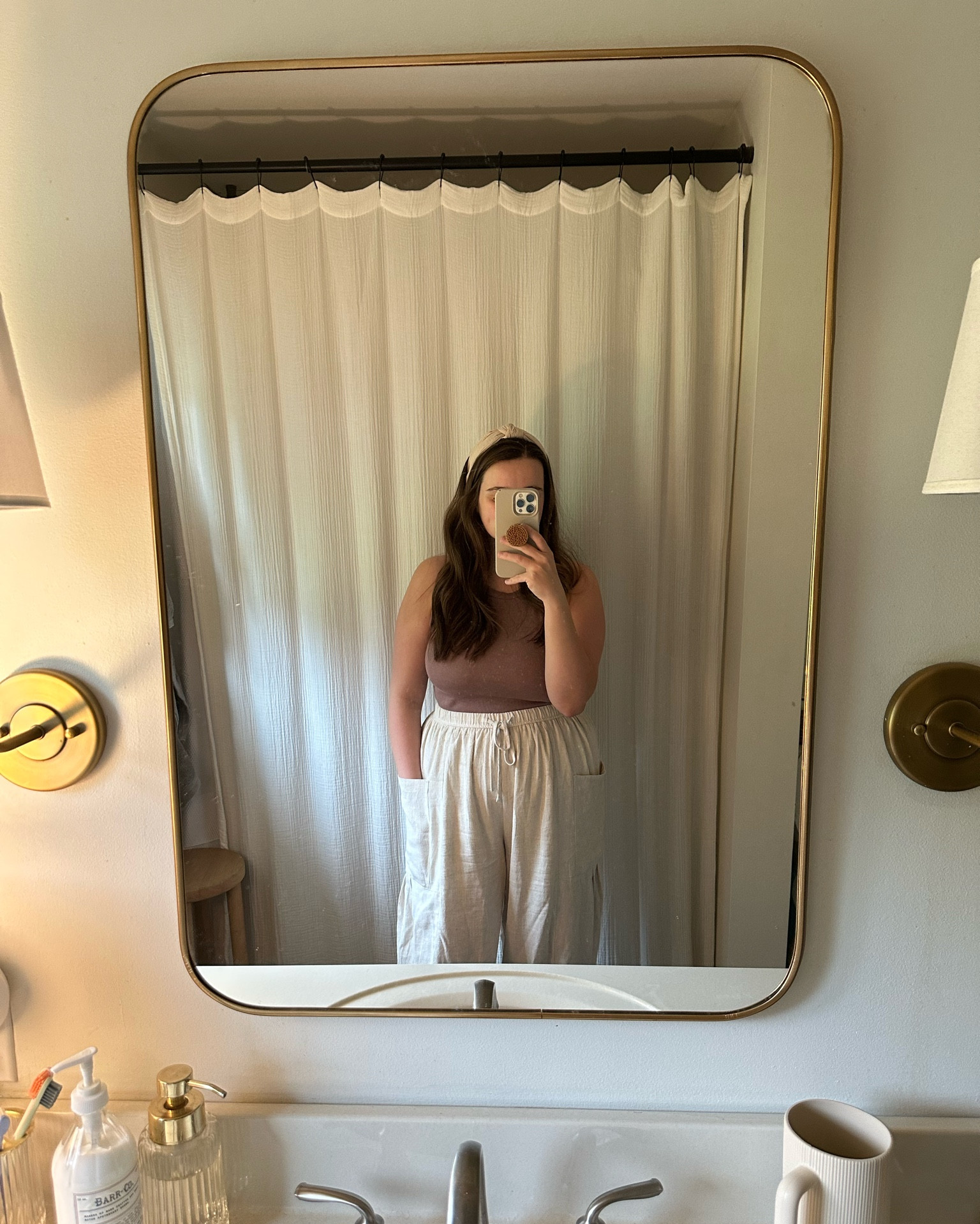 summer outfit, elevated basics, postpartum wardrobe, target style, free people dupe, linen pants, ribbed tank, amazon finds

#LTKunder50 #LTKstyletip #LTKcurves