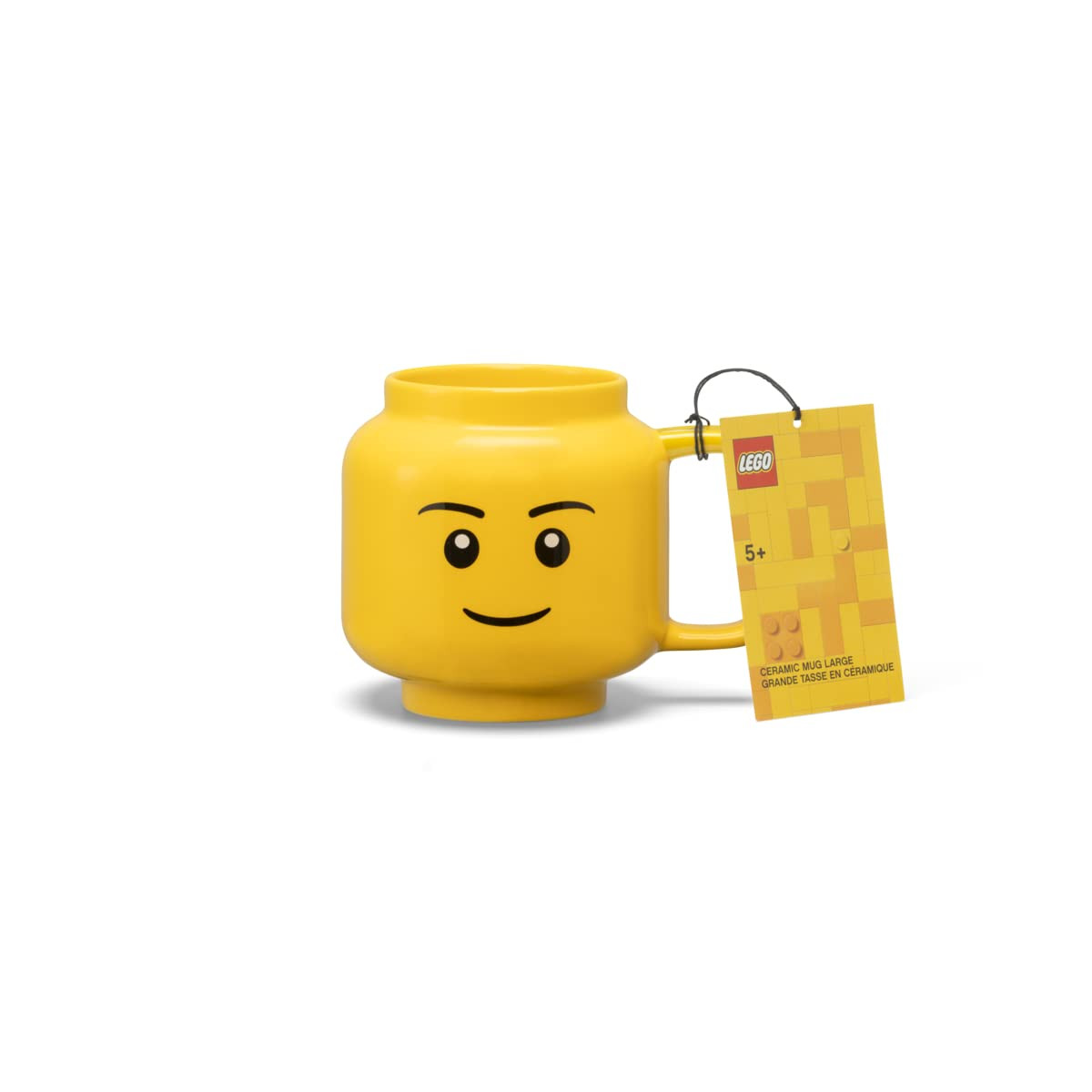 Room Copenhagen LEGO Ceramic Mug, Iconic Boy Face, Large, 17.9 Fl. Oz. (530 mL) | Amazon (US)