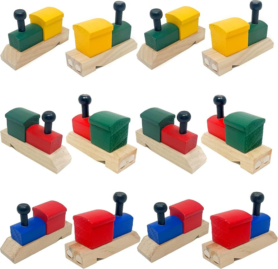 Podzly 12 Pack of Wooden Train Whistles - Fun Noise Maker Wood Toys for Kids, Montessori Toy and ... | Amazon (US)