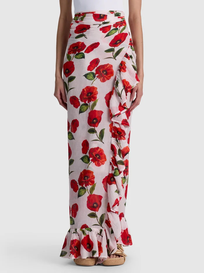 A+O X CONIGLIO PALM BEACH PAREO | Alice + Olivia