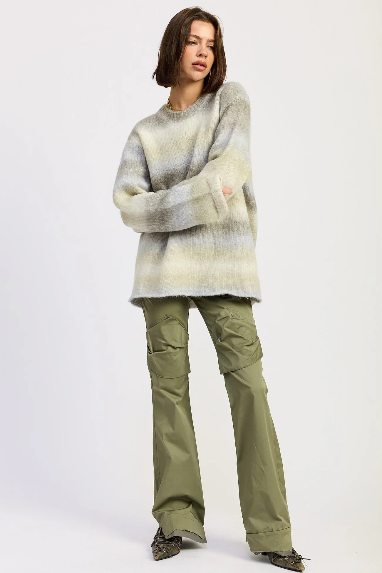 Ombre Striped Sweater | Fashion And Icon