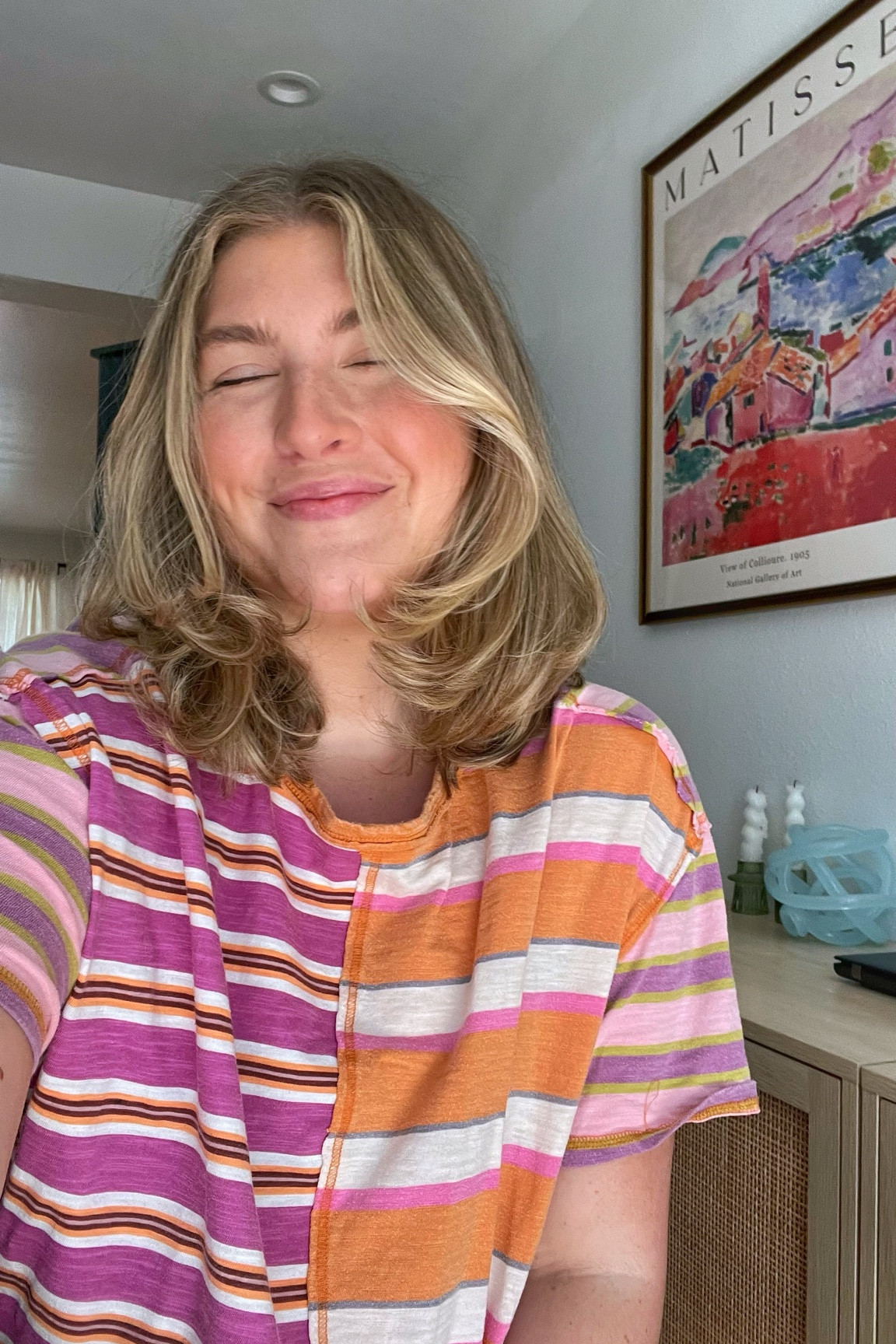 Free people shirt! Wearing an XL! 