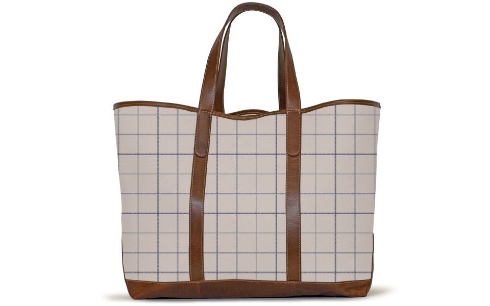 St. Charles Yacht Tote - Monogram Stripe | Barrington Gifts